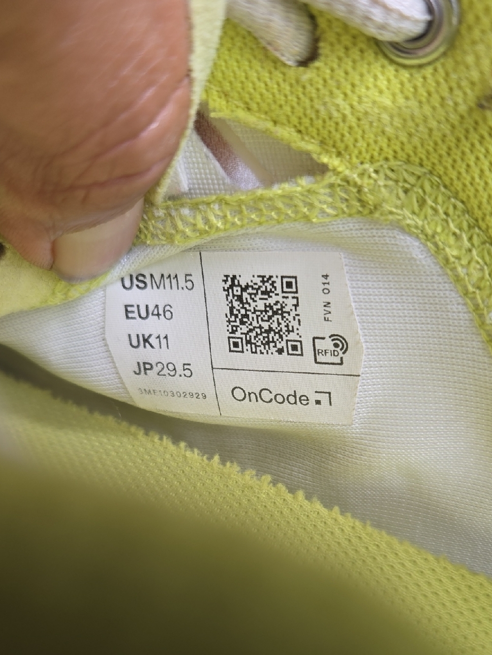 Size 11.5 - ON The Roger Pro 2 White Lime Men Speed Board Sneakers Athletic. - Picture 2 of 9